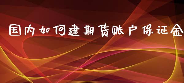 国内如何建期货账户保证金