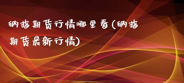 纳指期货行情哪里看(纳指期货最新行情)