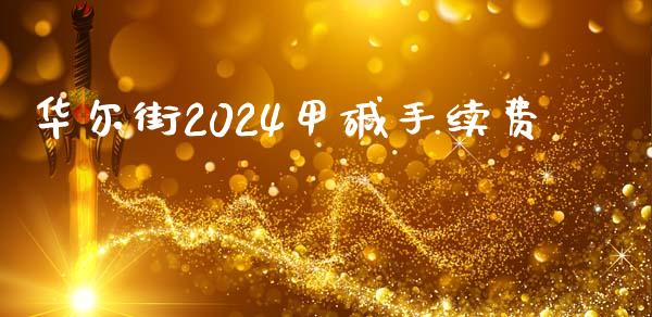 华尔街2024甲碱手续费