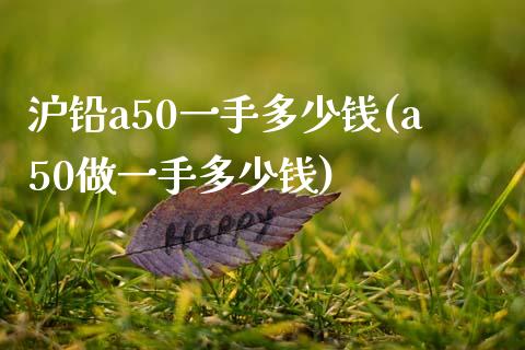 沪铅a50一手多少钱(a50做一手多少钱)