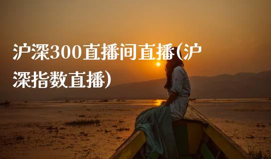 沪深300直播间直播(沪深指数直播)