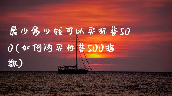 最少多少钱可以买标普500(如何购买标普500指数)