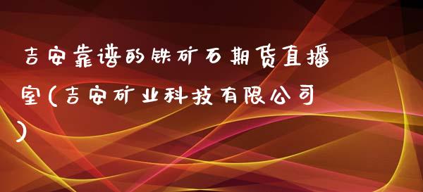 吉安靠谱的铁矿石期货直播室(吉安矿业科技有限公司)