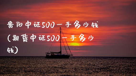 贵阳中证500一手多少钱(期货中证500一手多少钱)