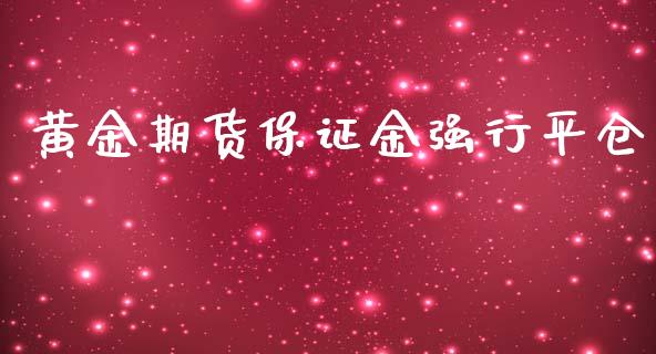 黄金期货保证金强行平仓