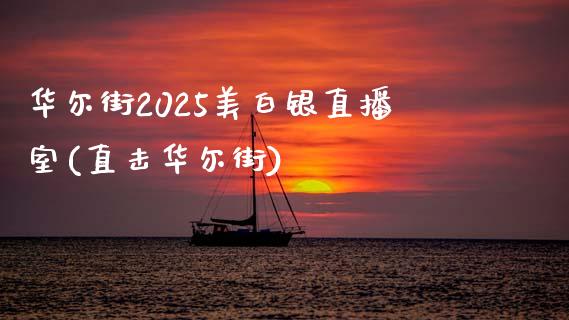 华尔街2025美白银直播室(直击华尔街)