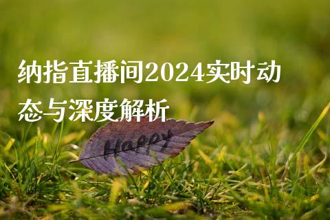 纳指直播间2024实时动态与深度解析